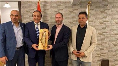 اتفقا على التعاون في كافة المجالات.. رئيس الاتحاد المصري للدارتس يستقبل نظيره الفلسطيني في القاهرة