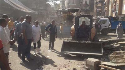 إزالة 723 حالة إشغال طريق في حملة بالبحيرة