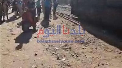 إيقاف حركة قطار بسبب كسر في قضبان السكة الحديد بالمحلة (صور)