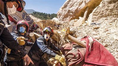 تعرف علي جهود الإنقاذ عقب أسبوع زلزال المغرب.. فيديو