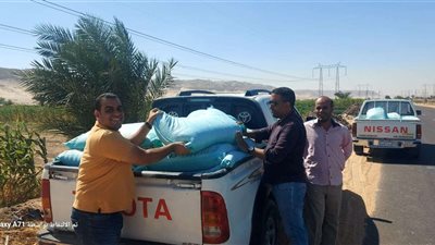 ضبط 3 أطنان دقيق مدعم بسوهاج