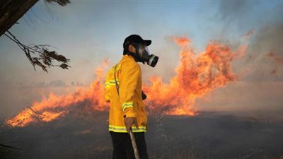 حريق هائل  في سوق شهير بالإمارات