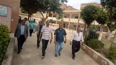 جولة ميدانية موسعة بمدارس أشمون بمحافظة المنوفية