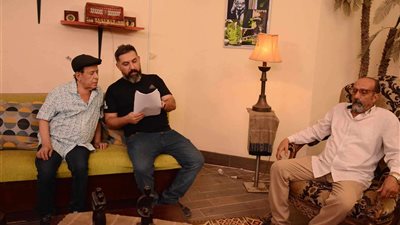 بالصور| أحمد صيام وحامد مرزوق ينتهين من تصوير مشاهدهم في مسلسل 