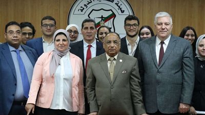 رئيس قضايا الدولة يحضر ختام فعاليات تدريب طلبة كلية القانون بالأكاديمية العربية للعلوم