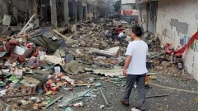 «إصابات حرجة».. انفجار خط غاز بمجمع سكني في الصين