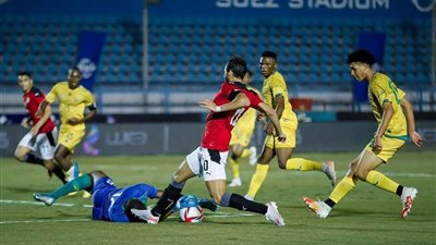 منتخب مصر الأولمبي يفوز بثلاثية نظيفة أمام جنوب إفريقيا
