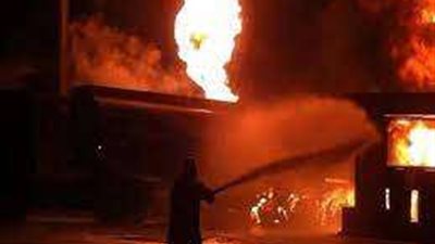 جهود قوات الحماية المدنية.. السيطرة على حريق محطة وقود بمدينة نصر