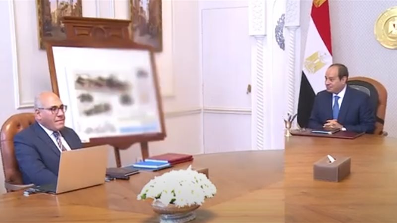 السيسي يجتمع بوزير