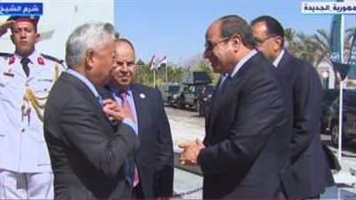 عاجل| وصول الرئيس السيسي لمقر انعقاد اجتماعات البنك الآسيوى فى شرم الشيخ