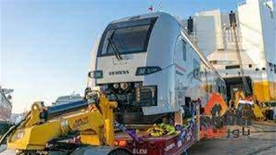 ميناء الإسكندرية يستقبل أول قطار إقليمي سريع ضمن شبكة القطارات الكهربائية