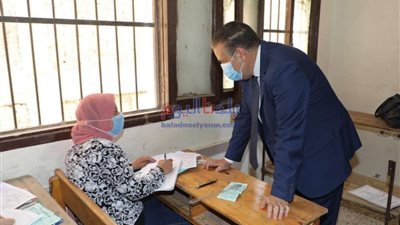 محافظ المنوفية يتفقد لجان إمتحانات الدبلومات الفنية