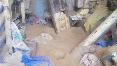 التحفظ على 16 طن أعلاف ومخلفات مطاحن في الدقهلية