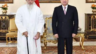 السيسي يستقبل سلطان طائفة البهرة بالهند