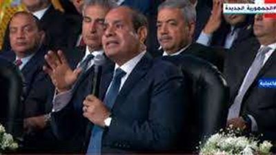 السيسي: البلاد لا تُبني بالكلمات ولكن بالعمل