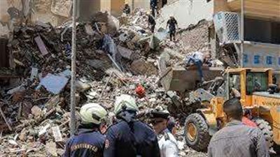 ارتفاع عدد مصابي انهيار عقار بكرداسة لـ 3 أشخاص