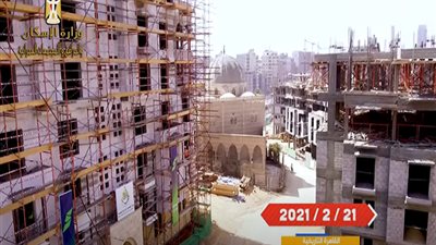 بالفيديو | تضم 79 عمارة تراثية.. منطقة «سور مجرى العيون» بعد تشطيب الواجهات