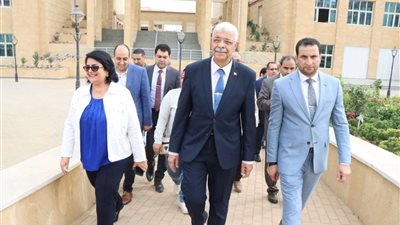 القاصد يتابع انتظام الدراسة بجامعة المنوفية الأهلية