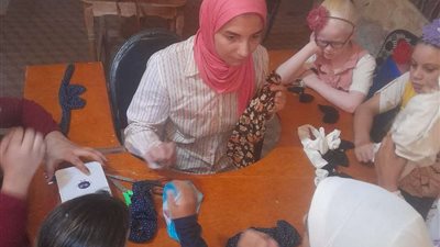 انطلاق فعاليات ورش الأشغال الفنية لذوي الهمم بمركز صدفا بأسيوط