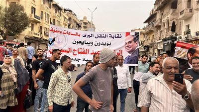هتافات عالية من أبناء القليوبية تدعو الرئيس السيسي بالترشح للانتخابات الرئاسية 2024