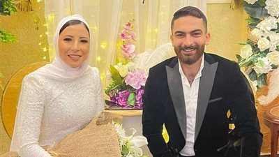 بهذا اللوك.. كيف ظهر هادي خفاجة بحفل عقد قرانة؟