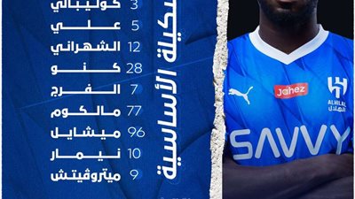 تشكيل الهلال في مواجهة نساجي في دوري أبطال آسيا