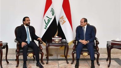 الرئيس السيسي يؤكد على قوة ومتانة العلاقات المصرية العراقية
