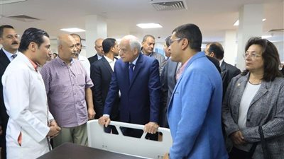 افتتاح وحدة العناية المركزة بمستشفى أبو النمرس المركزى