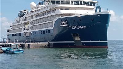 ميناء بورسعيد السياحي يستقبل السفينةSH.DIANA وعلى متنها 185سائح