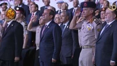 الرئيس السيسي يشارك في تحية السلام لشهداء حرب 6 أكتوبر
