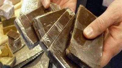 ضبط عنصريين إجراميين بحوزتهم 180 طربة حشيش بالإسماعيلية