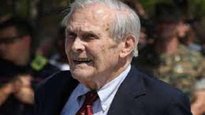 وزير الدفاع الأمريكي الأسبق دونالد رامسفيلد عن عمر يناهز 89 عامًا