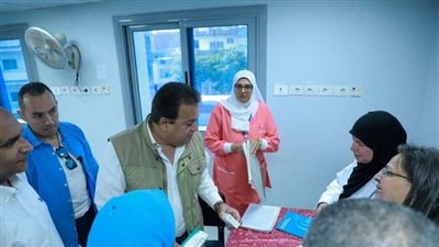متابعة مؤشرات أداء حملة «100 يوم صحة»  بمحافظة الغربية بعد مد أعمال الحملة