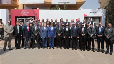 الحملة الرسمية للمرشح عبد الفتاح السيسي تستقبل وفد من حزب حماة الوطن للاستماع لرؤاهم ومقترحاتهم