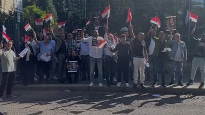 القنصلية المصرية تقيم وقفة لتأييد المرشح عبد الفتاح السيسي في الانتخابات الرئاسية