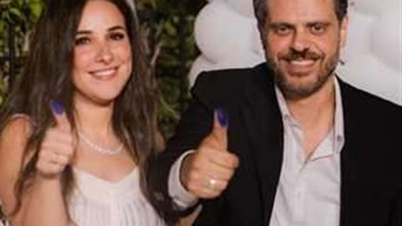 شيري عادل وزوجها