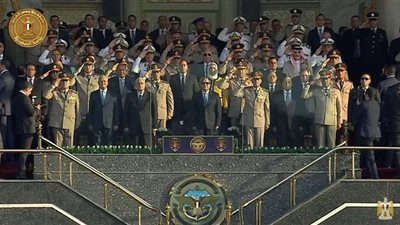 الرئيس السيسي يشهد حفل تخريج دفعات من الأكاديمية العسكرية