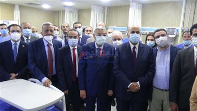 بالصور | افتتاح وحدة العناية المركزة المجهزة من بنك الشفاء المصري بـ