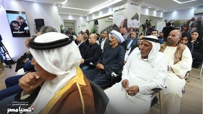 حملة المرشح الرئاسي عبد الفتاح السيسي تستقبل وفدًا من مجلس القبائل والعائلات العربية