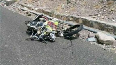 مصرع طالب أثناء قيادته 