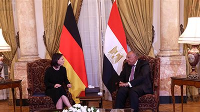 وزير الخارجية المصري يلتقي نظيره الألماني لمناقشة تطورات الأوضاع في غزة