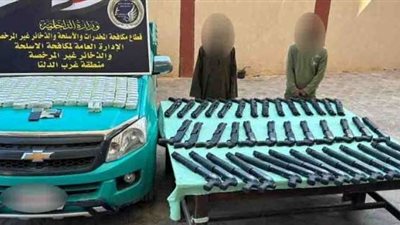 حبس شخصين لقيامهما بجلب وتهريب الأسلحة النارية والمخدرات بمطروح