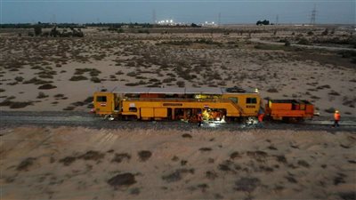 وزير النقل يتفقد مشروع إعادة تأهيل وتطوير خط السكة الحديد الفردان