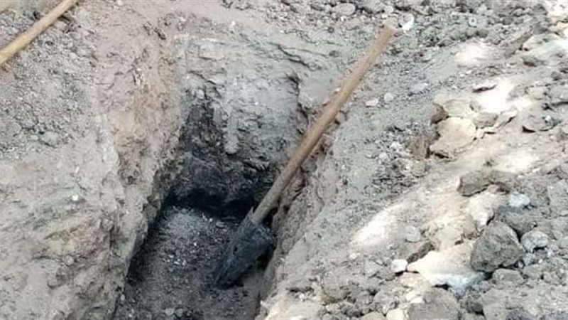 إيقاف أعمال حفر خلسة