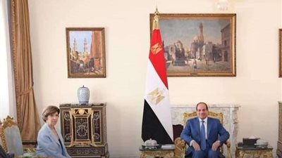 السيسي لوزيرة خارجية فرنسا: نرفض تعريض المدنيين لسياسات العقاب الجماعي من حصار وتجويع وتهجير