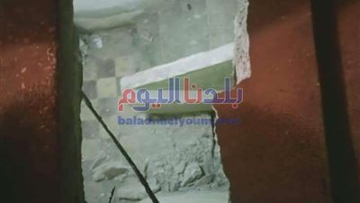 تشكيل لجنة لمعاينة العقار المنهار جزئيا بالمحلة (صور)