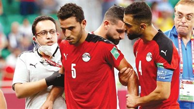 منتخب مصر يسجل الهدف الأول في شباك الجزائر