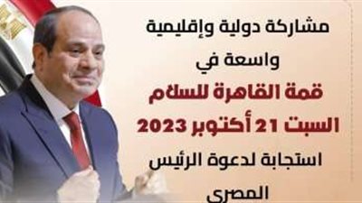 حملة السيسي: قمة القاهرة للسلام فرصة هامة لتحقيق الاستقرار في المنطقة والعالم