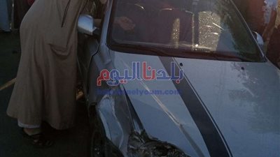 إصابة 3 أشخاص فى حادث تصادم سيارة ملاكي وتوك توك بالجيزة