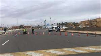 غلق كورنيش النيل بحلوان لتنفيذ أعمال خاصة بخط منتجات بترولية